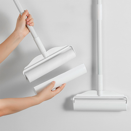 무타공마켓 만능청소 와이드 길이조절 돌돌이 롱 리필 2개 포함, 1개 9,300원