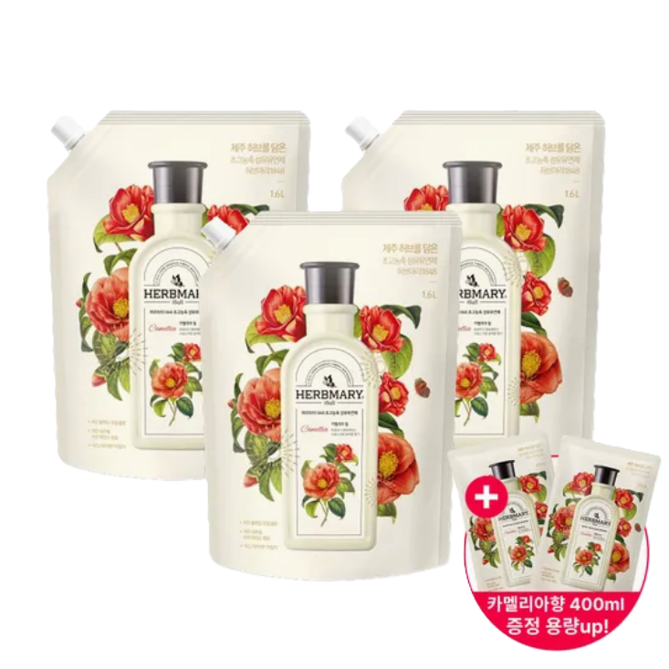 허브마리 1848 섬유유연제 카멜리아 힐 리필 16,200원