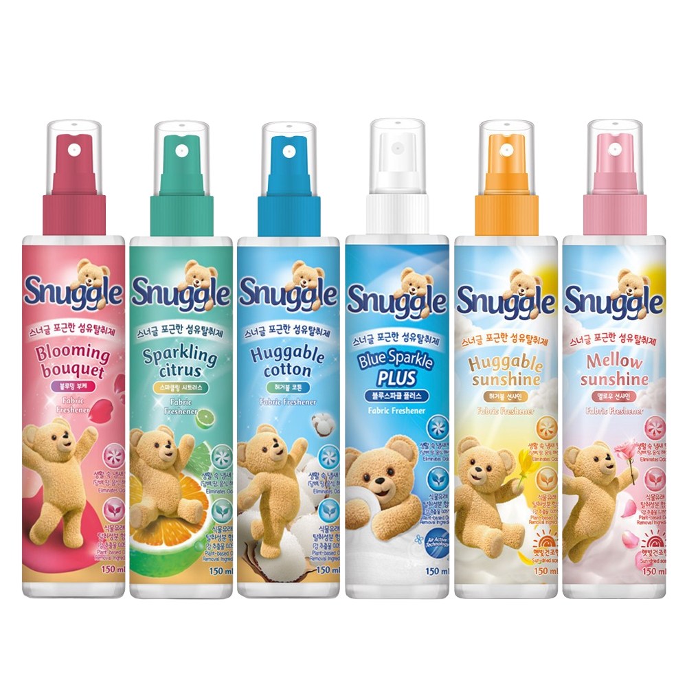 스너글 오리지널 섬유 탈취제 150ml 6종세트, 1개, 150ml 20,000원