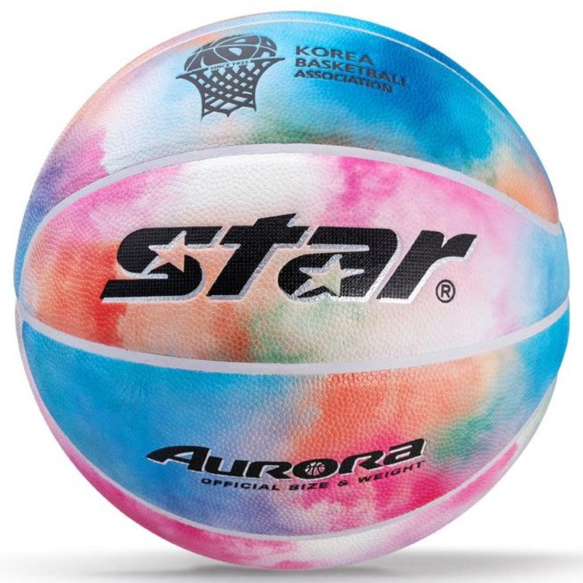 스타 신형 농구공 오로라 Aurora 시합용 공인구 학교체육 최고급 공인 농구공, 1개 41,330원