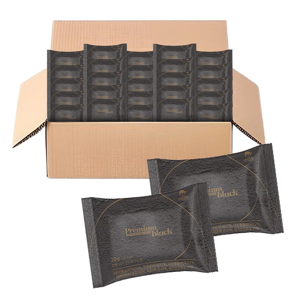 굿모닝너츠 하루한줌견과 프리미엄 블랙 50봉 낱봉, 1개, 1kg 33,900원