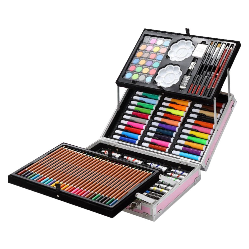 보마리 145p 미술 도구 4단 세트 케이스 핑크 26,960원