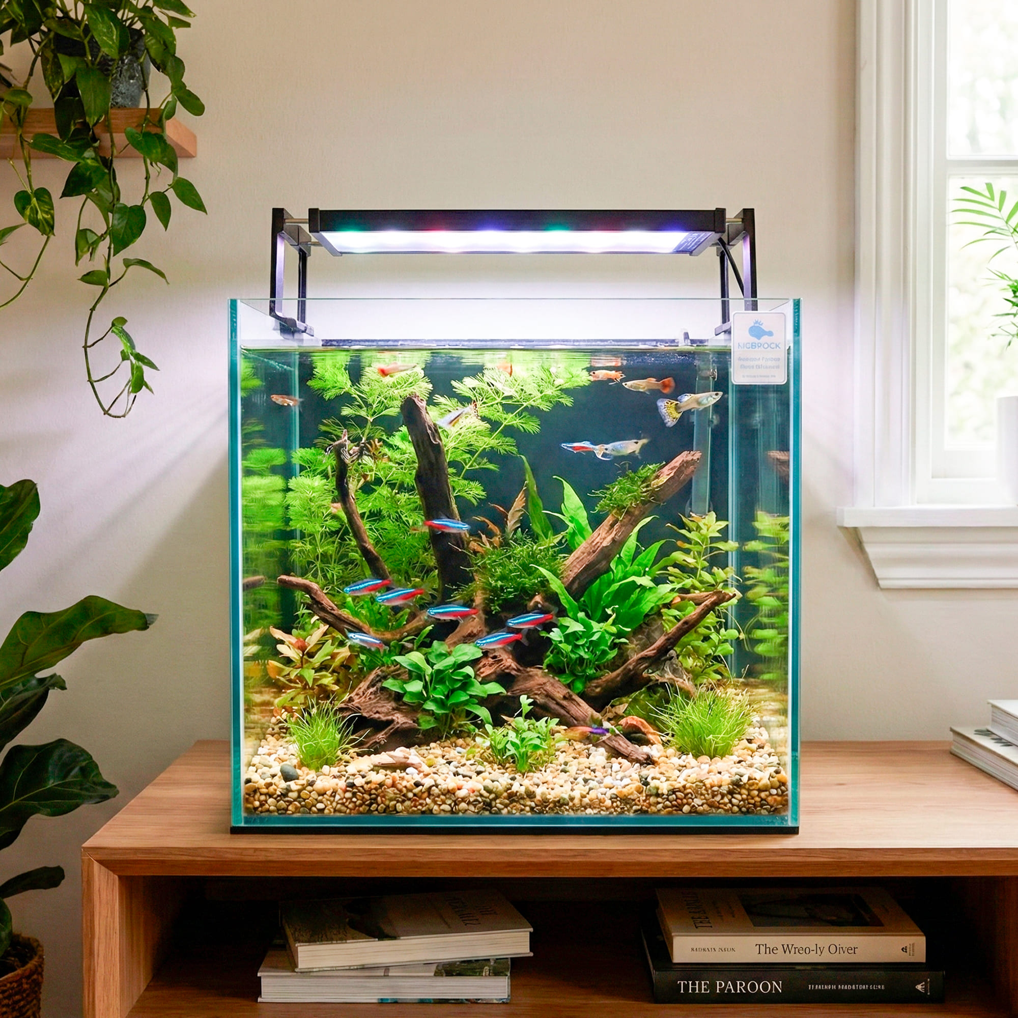 모비딕 LED 타이머 RGB 어항 노바 라이트 MB-300X + 컨트롤러 세트 31,500원