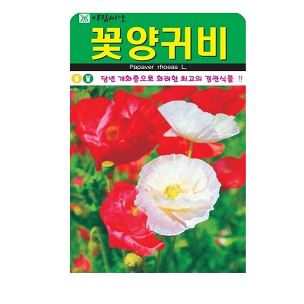 꽃양귀비 씨앗 야생화 종자, 2개 6,500원