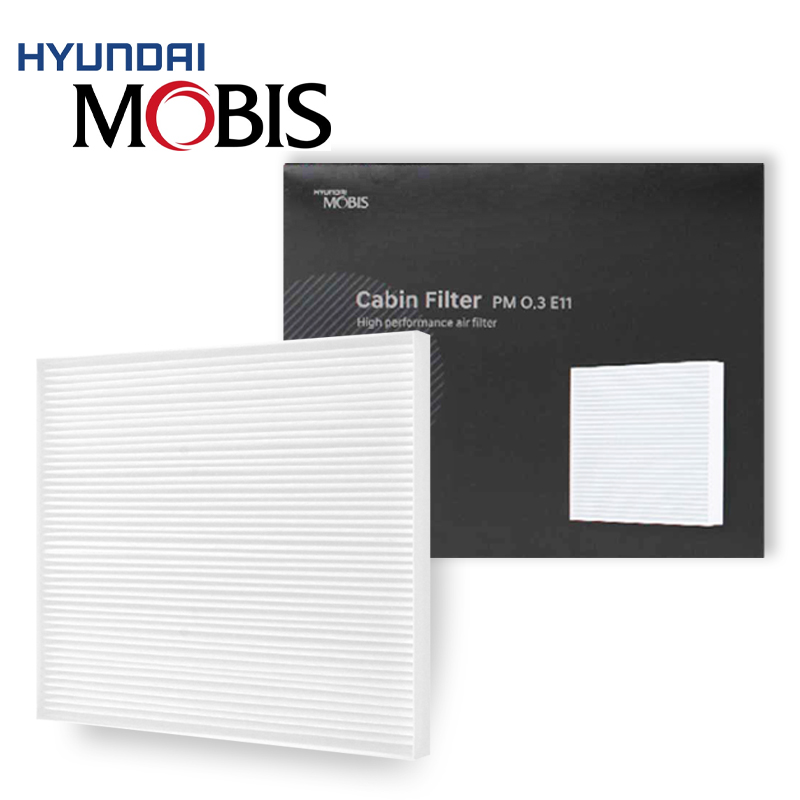 현대모비스 순정 자동차 에어컨 히터 필터 PM0.3 E11, 7번 D3H79AX500 10,000원