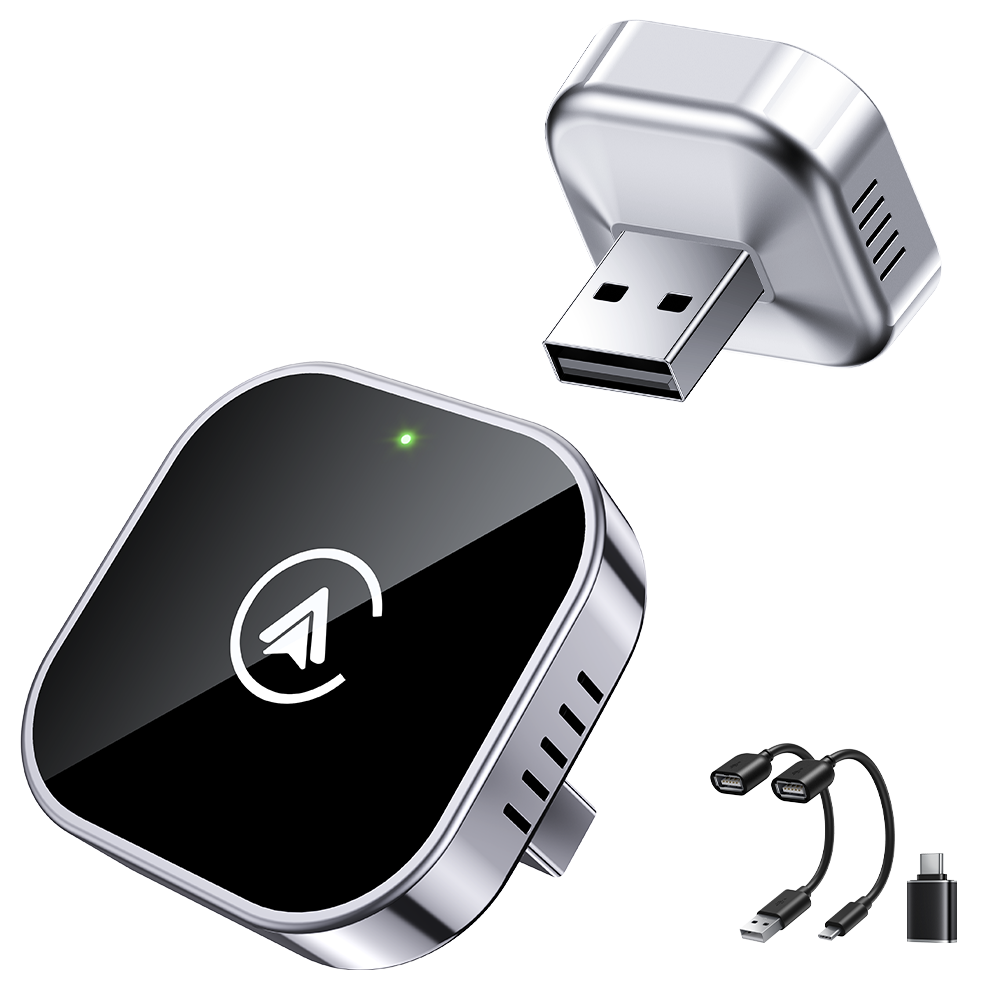 NICESUN 미니 무선 스마트 자동차 어댑터 애플 카플레이 안드로이드 오토 2 in 1 플러그 앤 플레이 T2 39,900원