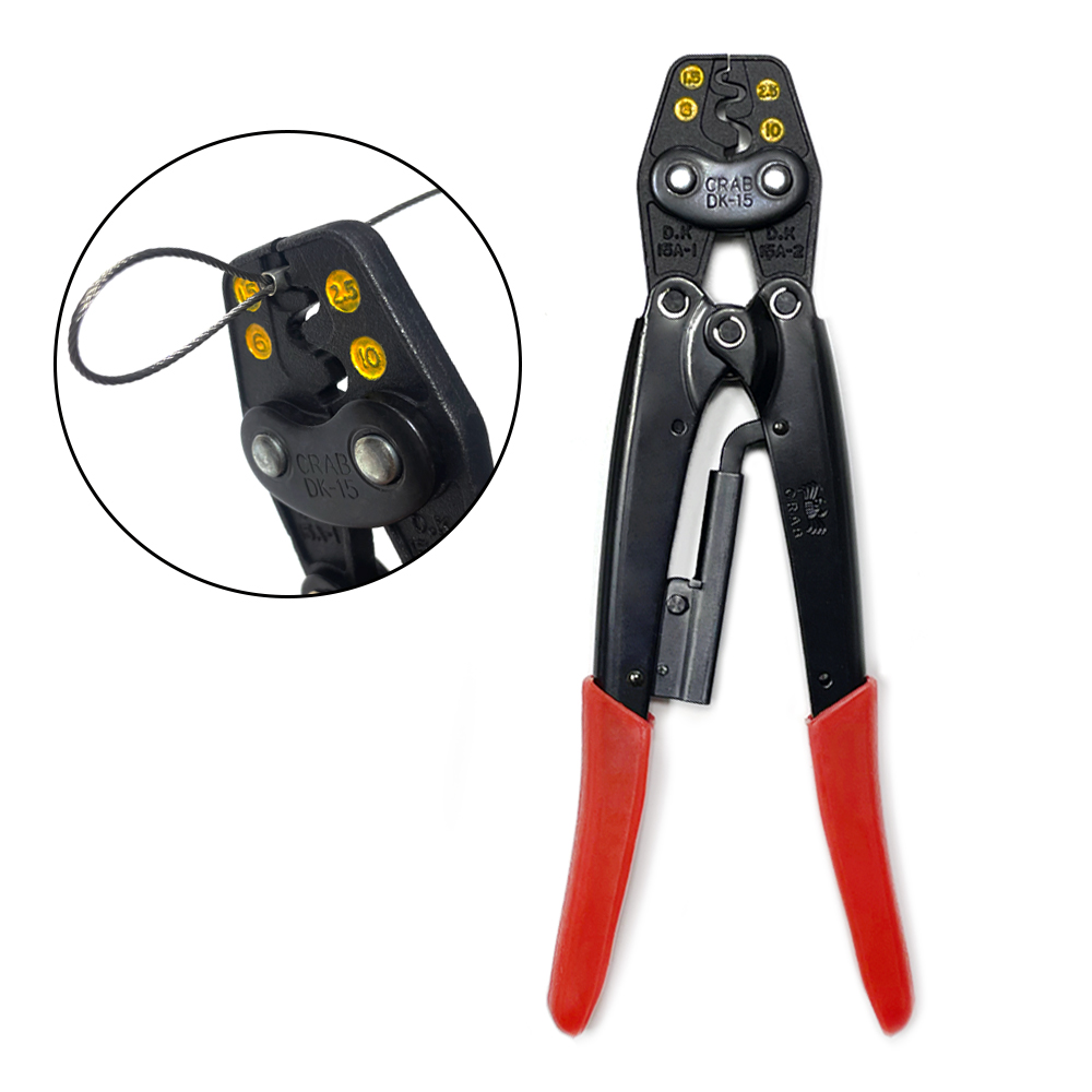 리우툴 와이어 슬리브 압착기 터미널 전선 연결 케이블 단자 압착 공구 DK-15, 1개 21,980원