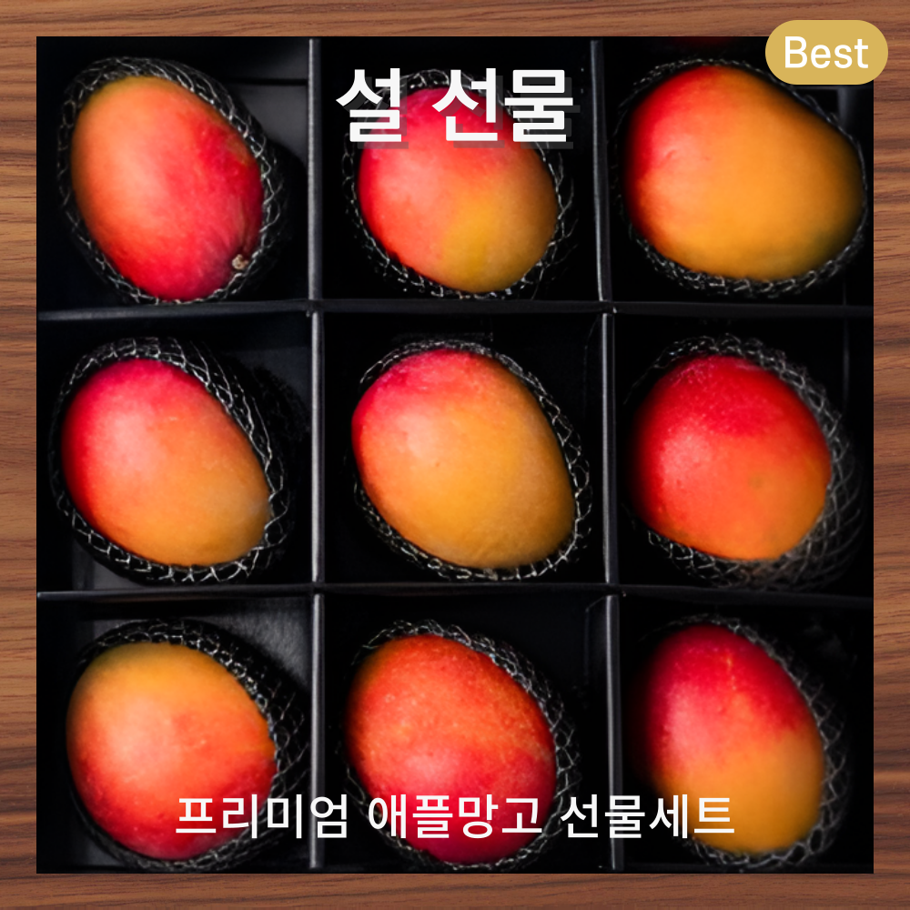 [선물만족도1위]극상품한정 프리미엄 애플망고 선물세트 119,800원