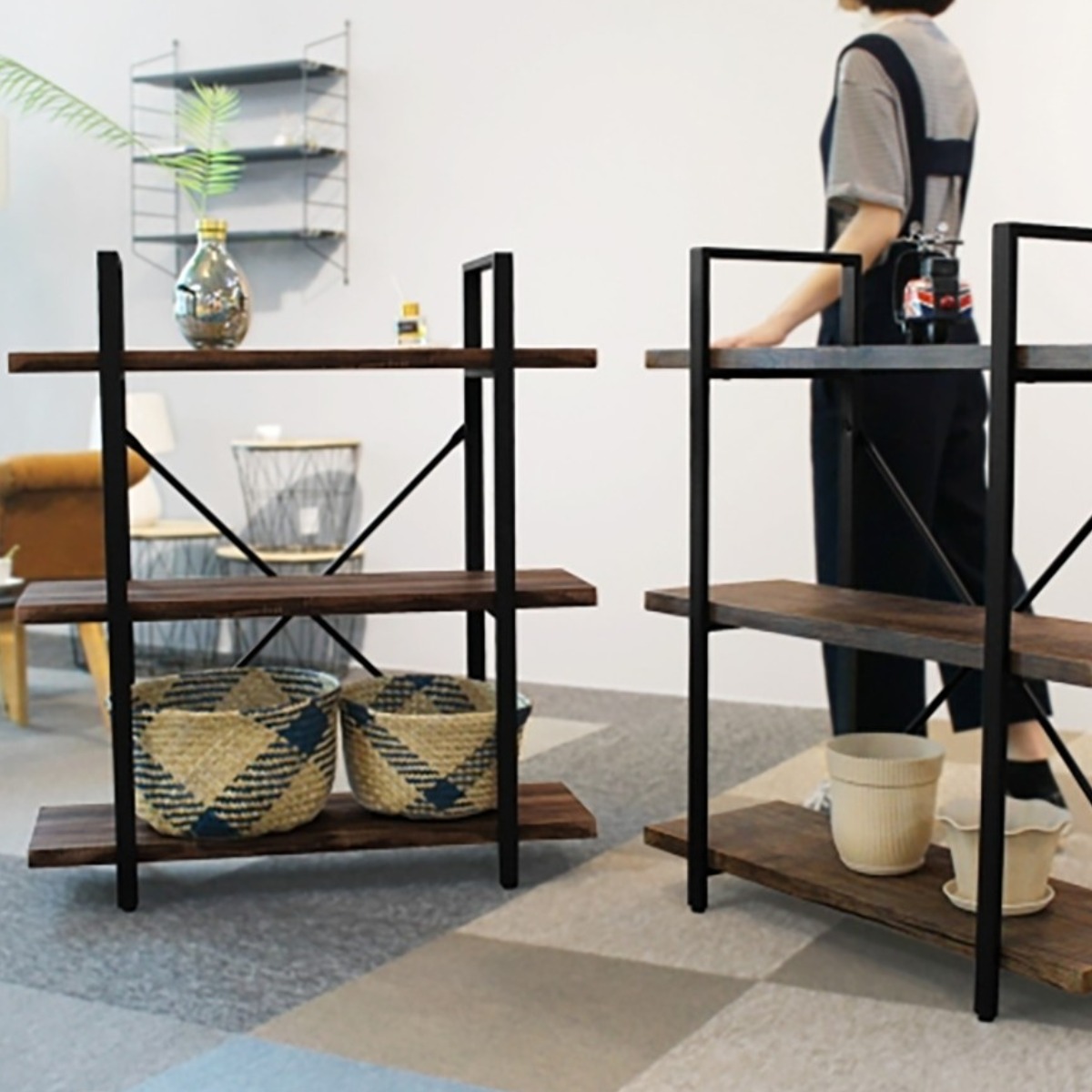 핸즈홈 센스틸 3단 조립식 철제 선반 진열장 82,000원