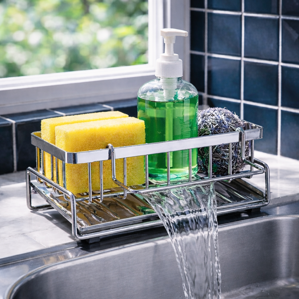 리치덕 싱크대 물빠짐 304 스텐 수세미거치대 4,900원