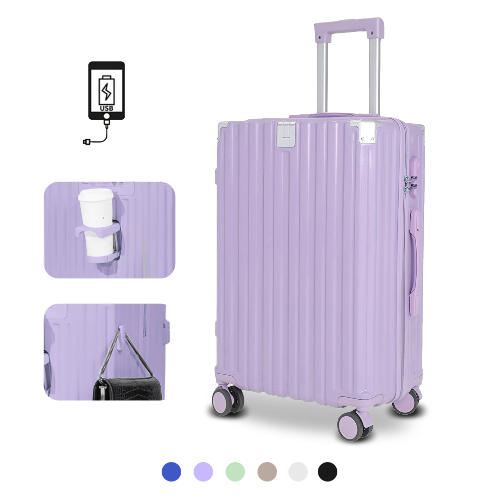 NewBoy 캐리어 20인치 24인치 초경량 USB 대용량 하드 캐리어 기내용 여행가방 39,800원