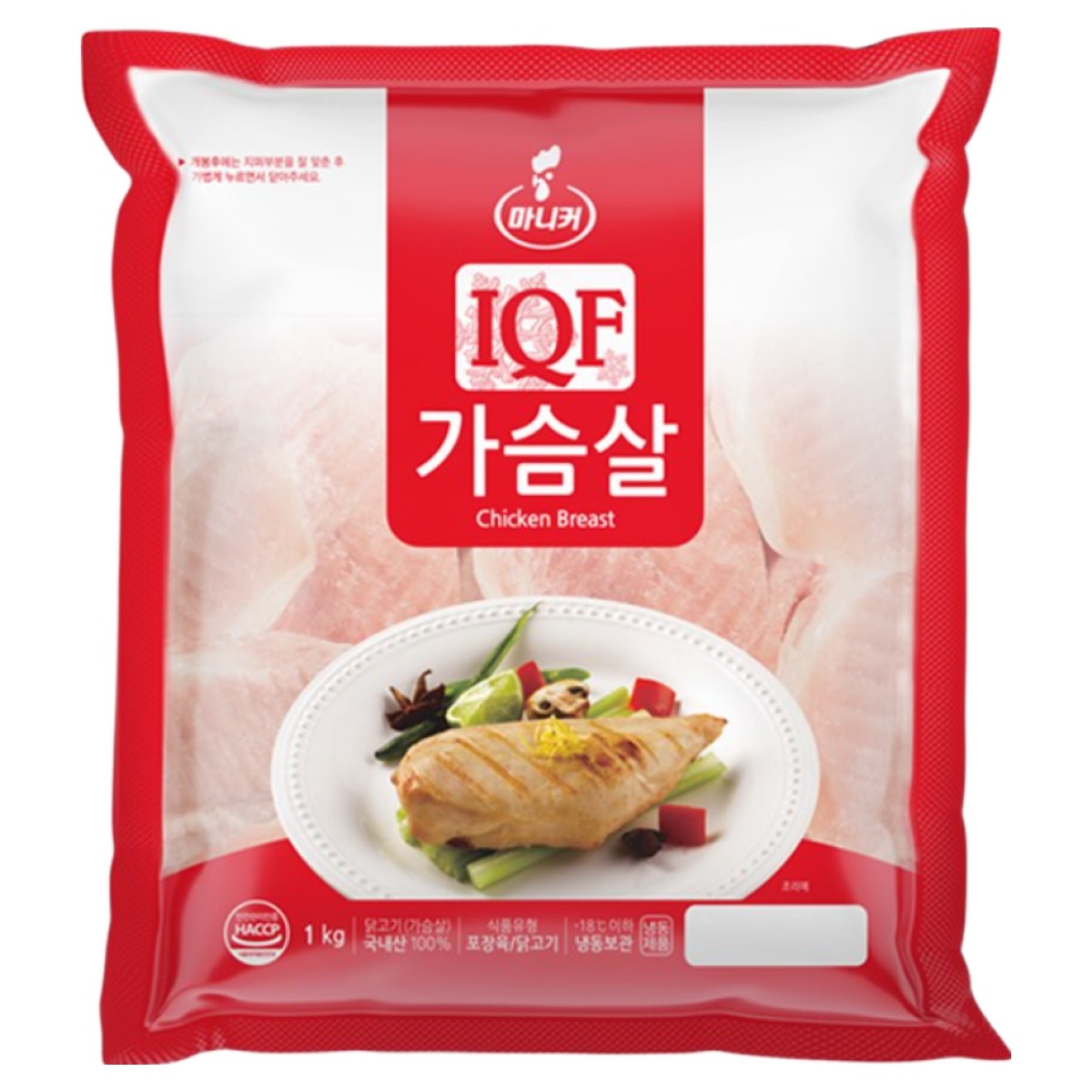 마니커 IQF 가슴살 [냉동], 1개, 1kg 10,600원