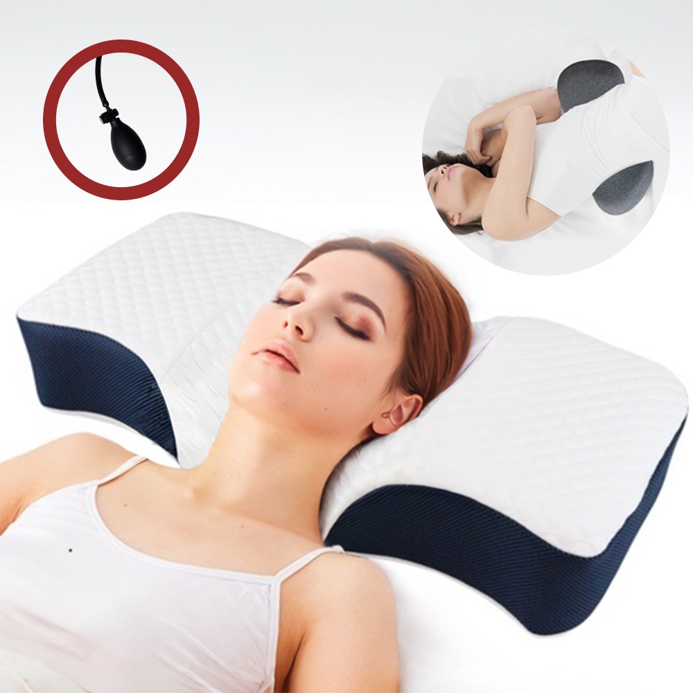 꿀잠자리 높이조절 경추베개 일자목 목디스크베개 허리베개 77,690원