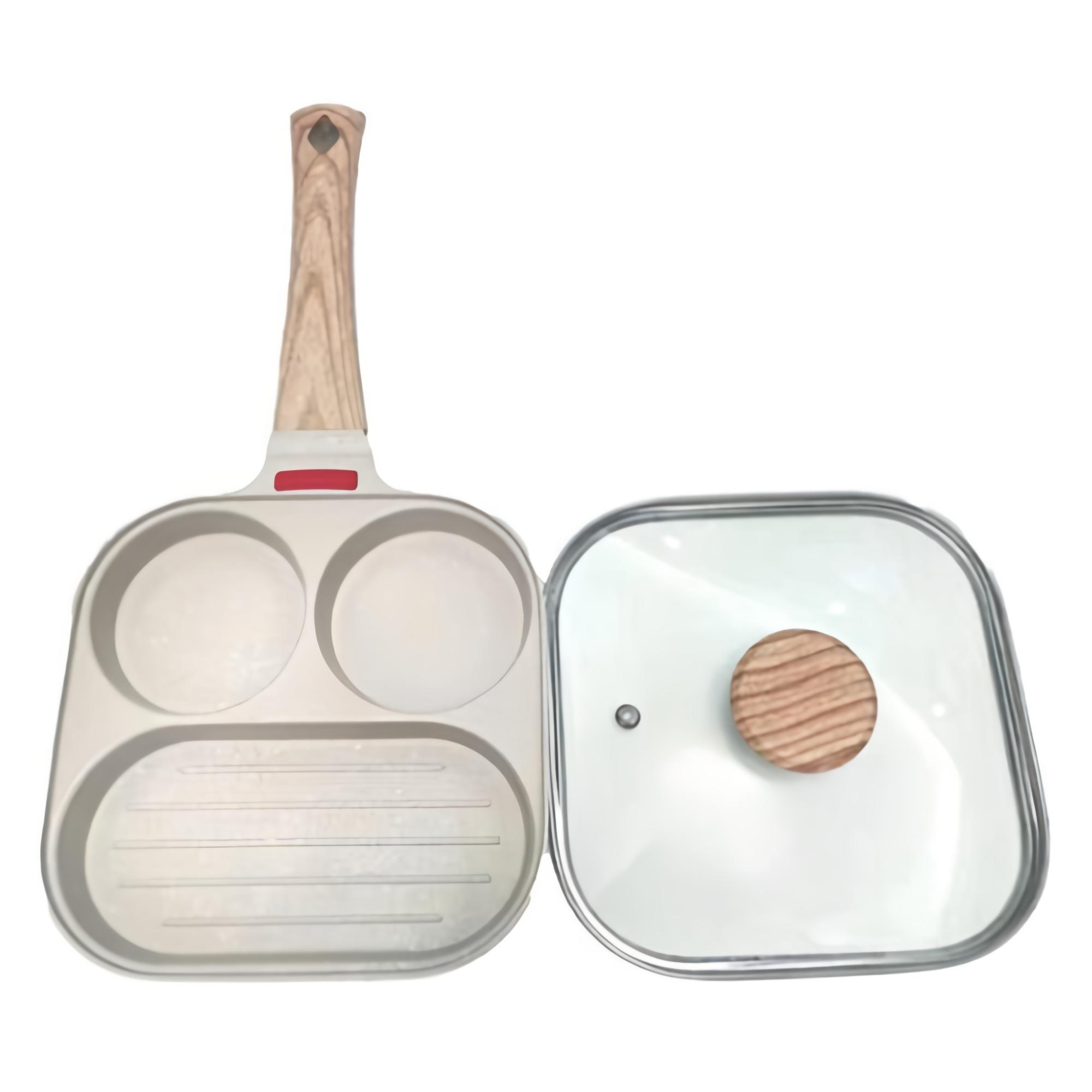 휘케이 인덕션 멀티 계란 후라이팬 + 뚜껑 세트, 19cm, 1개 26,900원