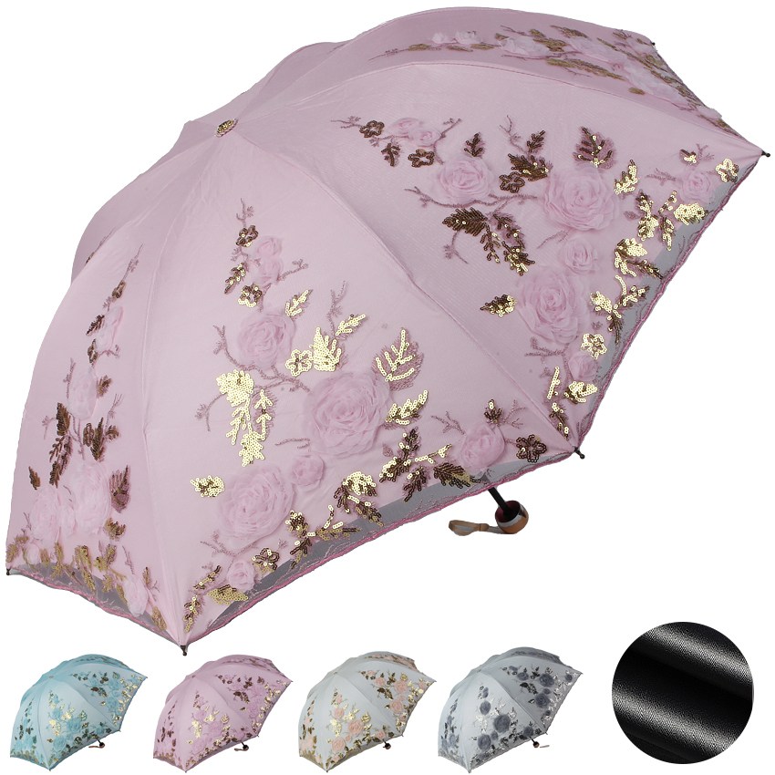 마르벨라 자외선차단 스팽글 3단 양산 암막 우산 겸용 49,900원