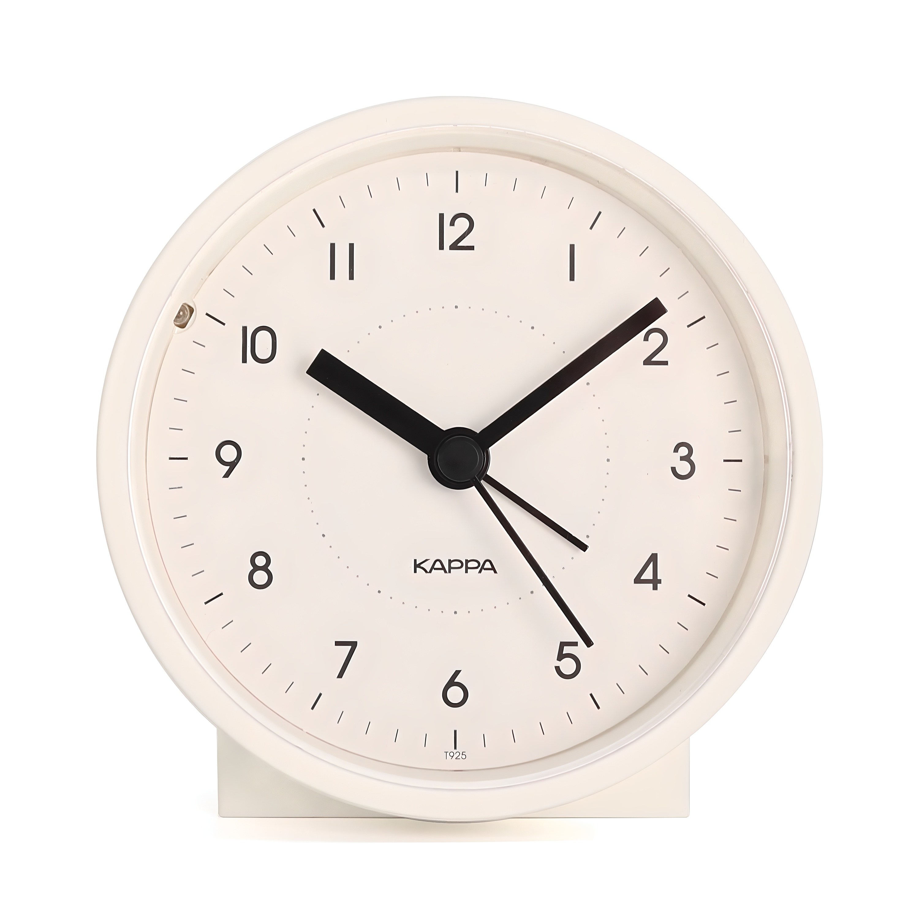 KAPPA 심플 무소음 알람 탁상시계 T925, 크림화이트 14,900원