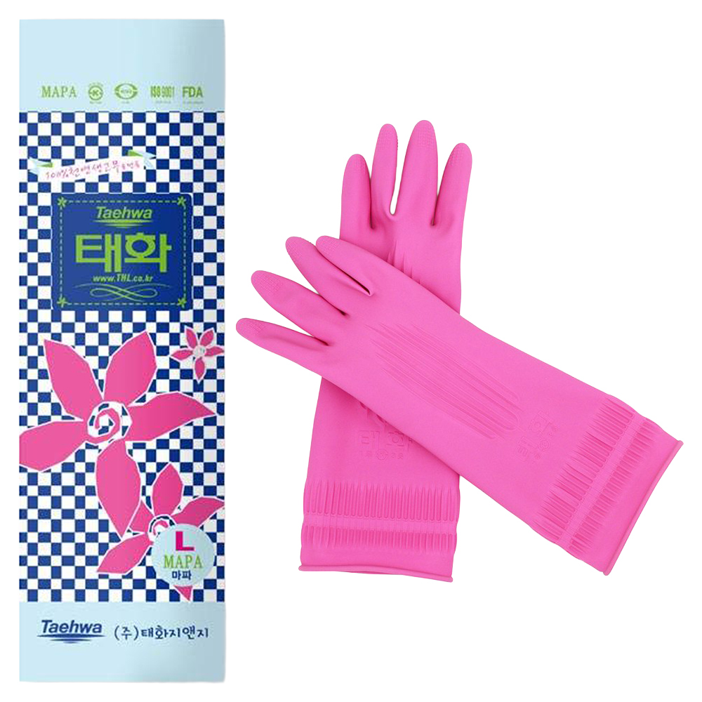 태화 고무장갑 마파 L사이즈, 핑크, 대(L), 10개 16,890원
