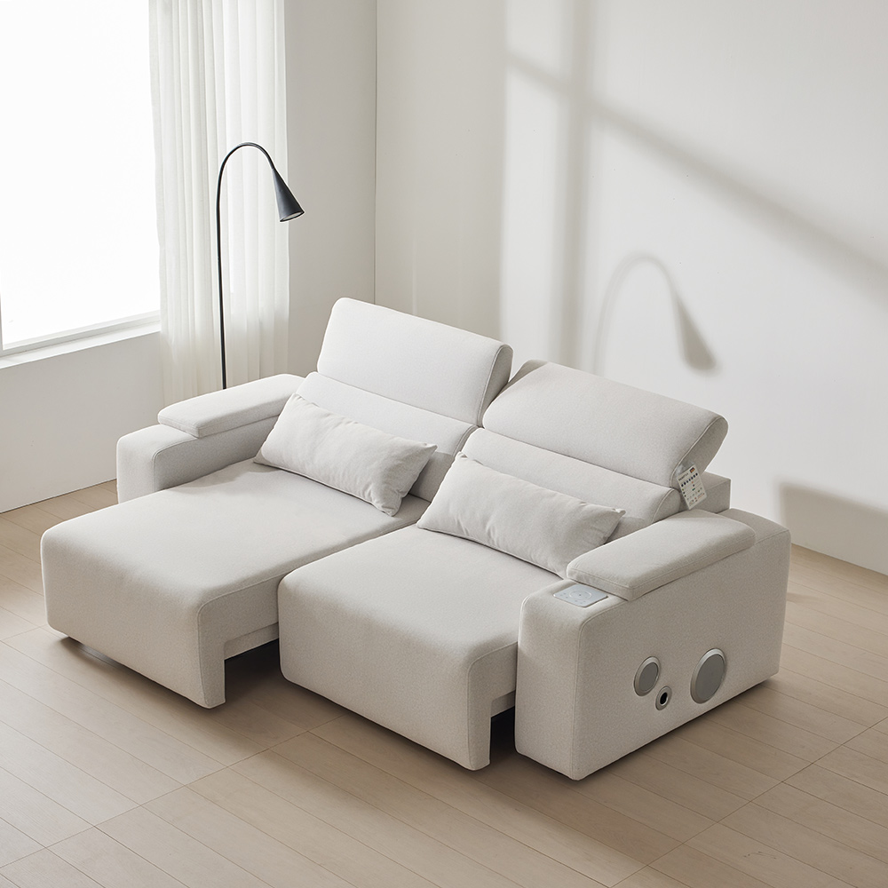 까르엠가구 3인용 타이보텍스 우퍼형 모션 소파 리클라이너 슬라이딩 패브릭 쇼파 C_223 2세대 1,680,000원