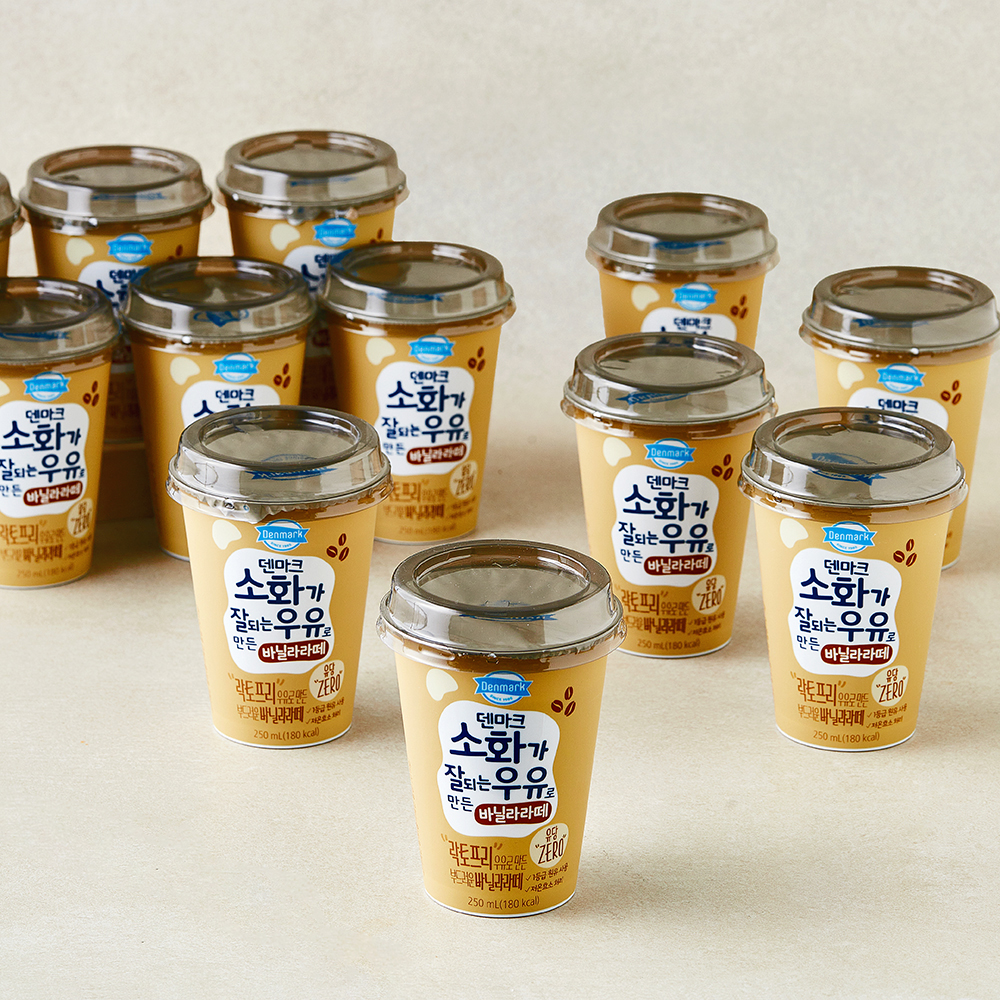 덴마크 소화가 잘되는 우유로 만든 락토프리 바닐라라떼, 250ml, 12개 22,020원