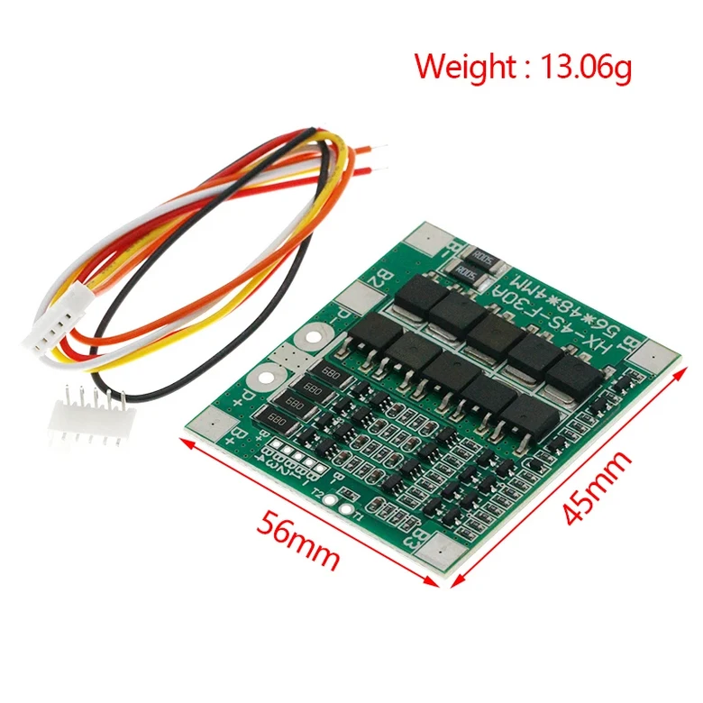 BMS 4S 30A 14.4V 밸런서 PCB 18650 리튬이온리튬폴리머 배터리 보호 회로 LiFePO4 충전 8,500원