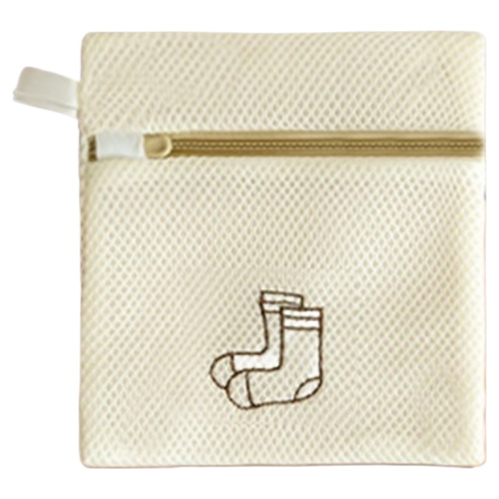 썬앤드림 이중 메쉬 고급 자수 세탁망 양말백 18 x 20 cm 5,700원