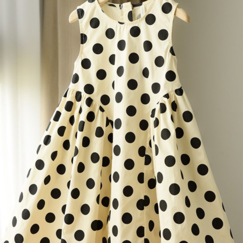 해피유통 소녀 여름 민소매 물방울 무늬 A라인 원피스디자인14세 이상 24,620원