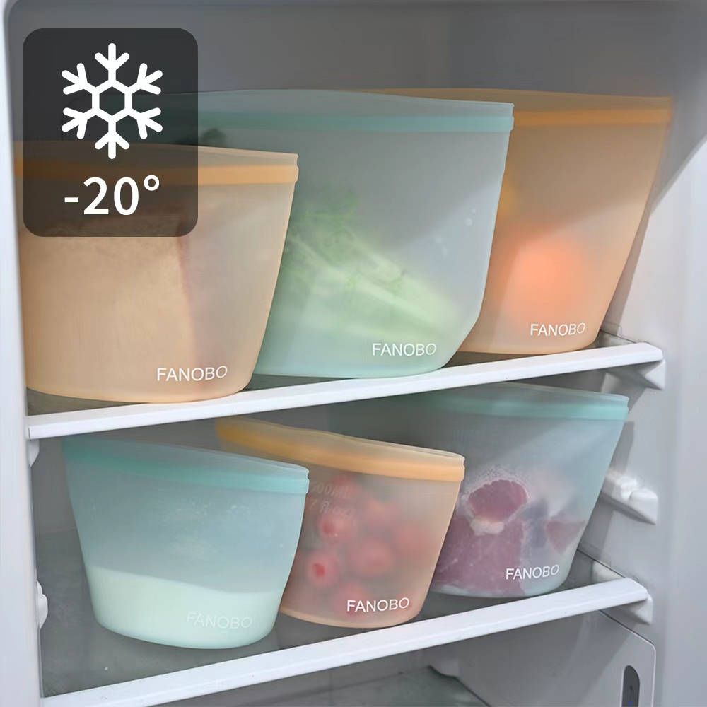 FANOBO 실리콘 지퍼백 4종세트 13,900원