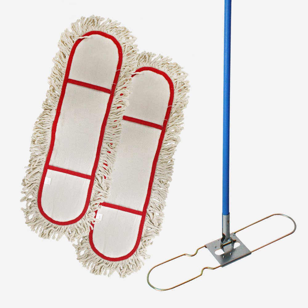 월드크린 리스킹 물 걸레 90cm 화이트 2p + 판자루 120cm 16,900원