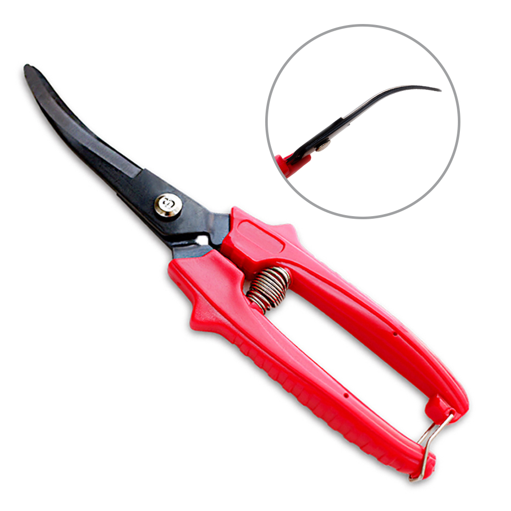 신성 호박수박가위 둥근과일용 곡가위 적과 채과 꼭지가위 X8, 1개 7,000원