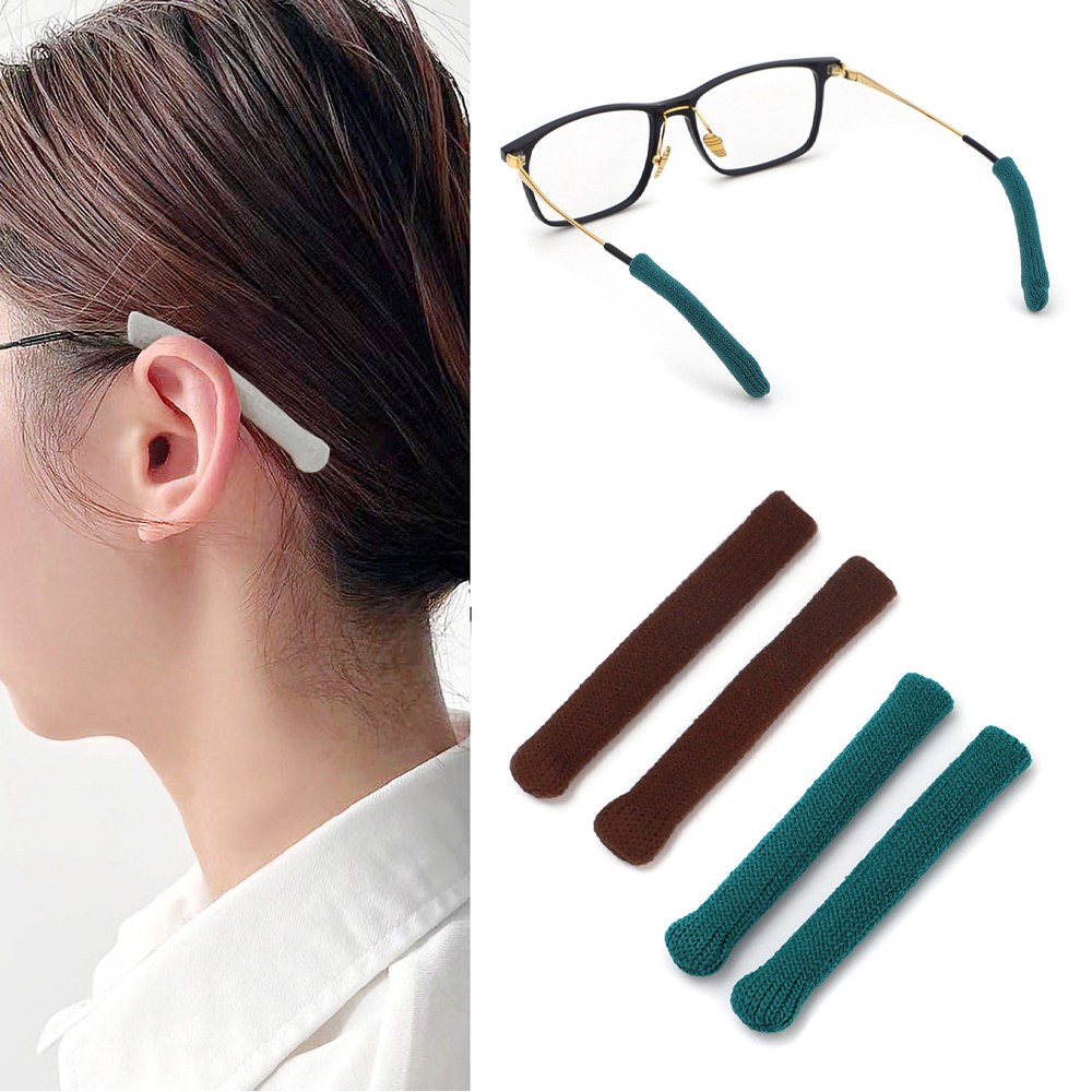 미즈코스 1+1 2p 니트 패브릭 안경 다리 팁 안경귀 귀고무 미끄럼 방지 이어 그립 5,900원