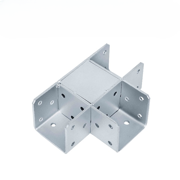 둑스-상부마감 삼방TEE / 사각파이프조인트 / 조립식 / 연결브라켓 / 무용접 볼트체결식 / DYI / 사각파이프, 1개 37,410원
