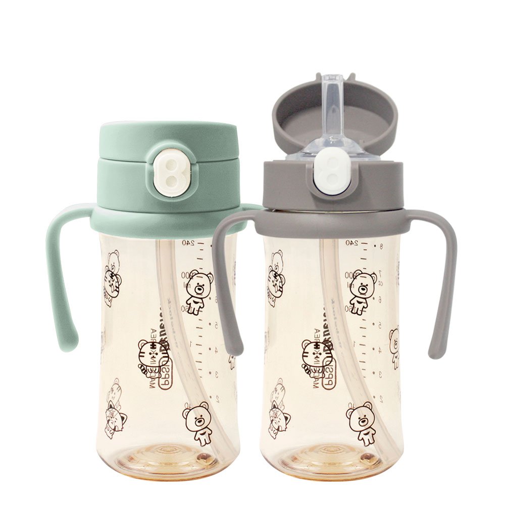 [새지않는 빨대컵]베베락 PPSU 원터치 빨대컵 270ml 2P 39,500원