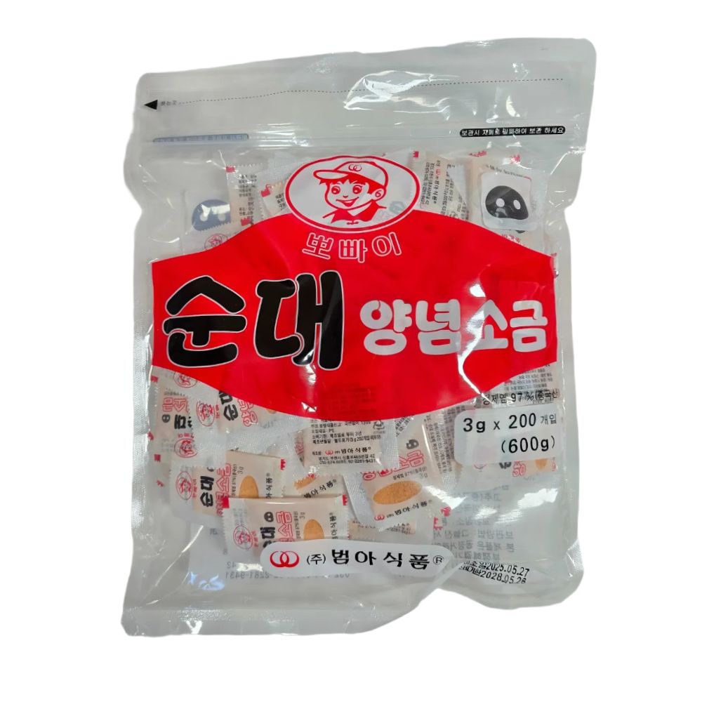 범아식품 순대소금, 400개, 3g 10,170원