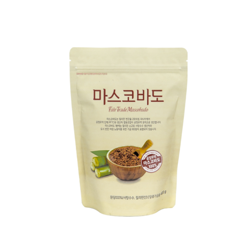 자연드림 비정제 원당 흑설탕 마스코바도, 1개, 400g 3,700원
