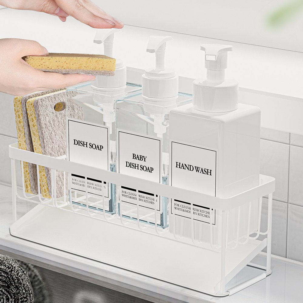 모든집 스텐 물빠짐 와이드 주방세제 수세미거치대 304 화이트 21,680원