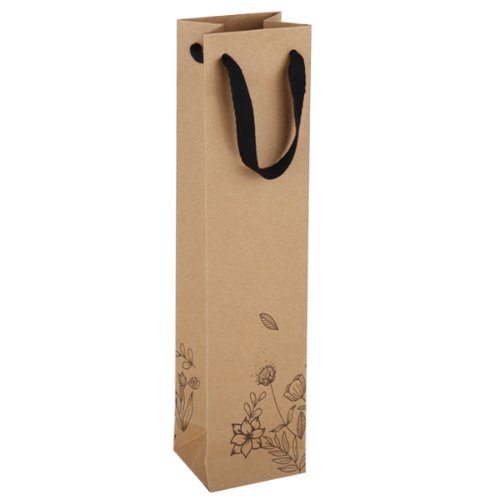 [와인쇼핑백] 1병용 크라프트 꽃 (베트남) 50ea 30,000원