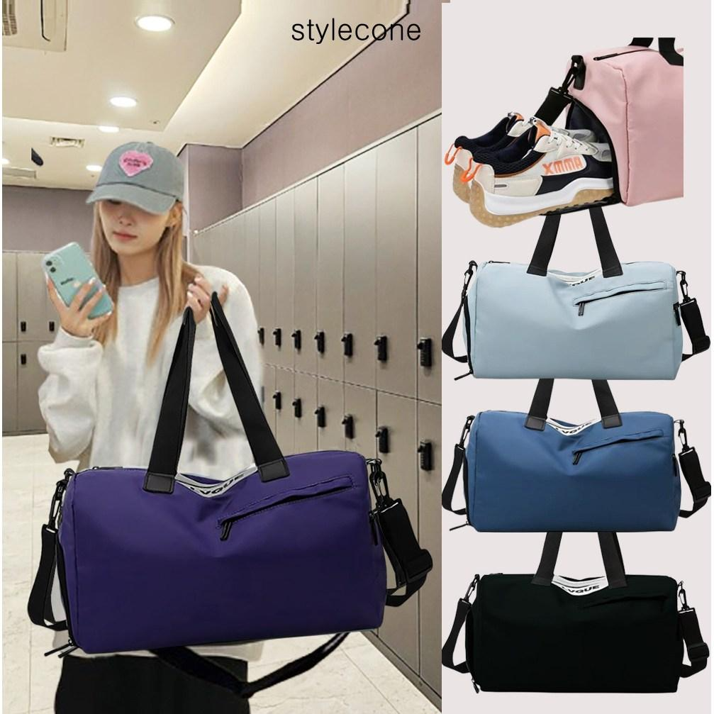 (스타일콘) 헬스가방 요가 필라테스 축구 수영 스포츠 운동 방수 가방 여행 더플백, 진블루, 1개 14,670원