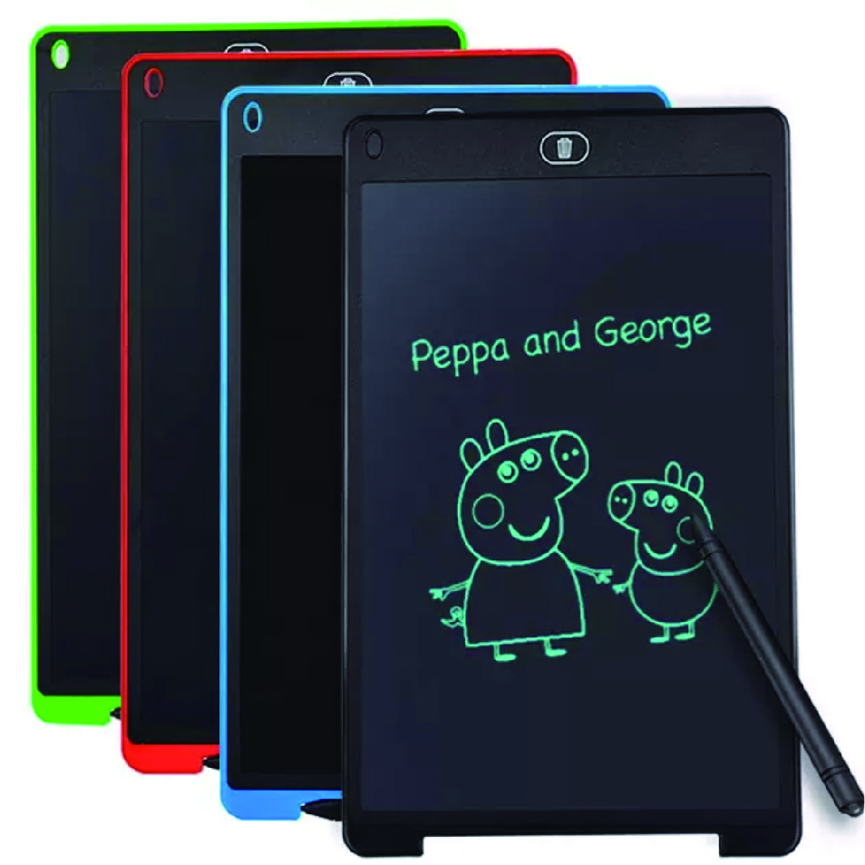 12인치 lcd 메모패드 전자노트 전자칠판 메모장 도미노스토리, 블랙, 단일상품 4,190원