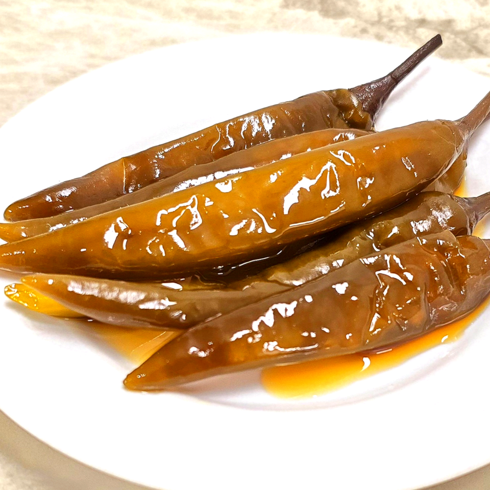 동백찬 국산 간장 고추장아찌 2kg 6kg 12kg 고추지 절임 삭힌 대용량 업소용 식당, 2kg, 1개 21,280원