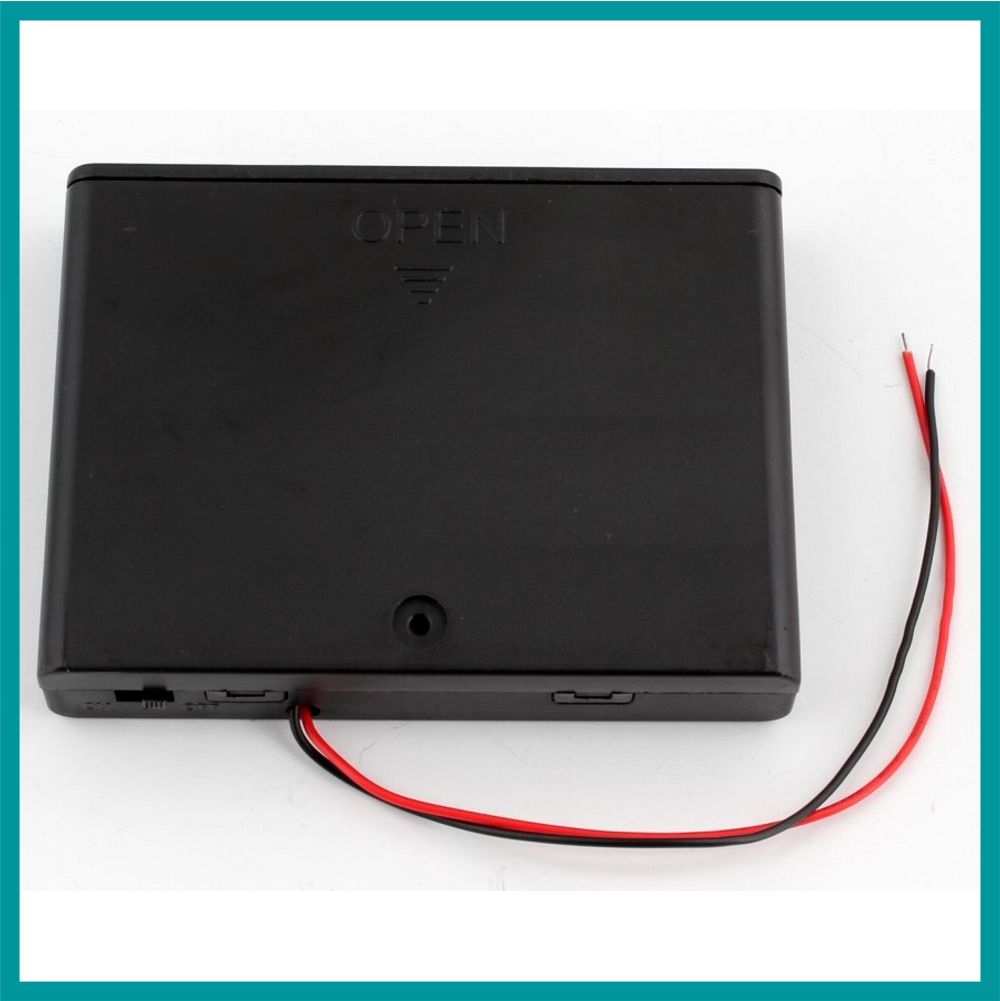 DM516 9V 배터리 홀더 건전지 케이스 AA 6구 뚜껑, 1개, 1개입 1,730원