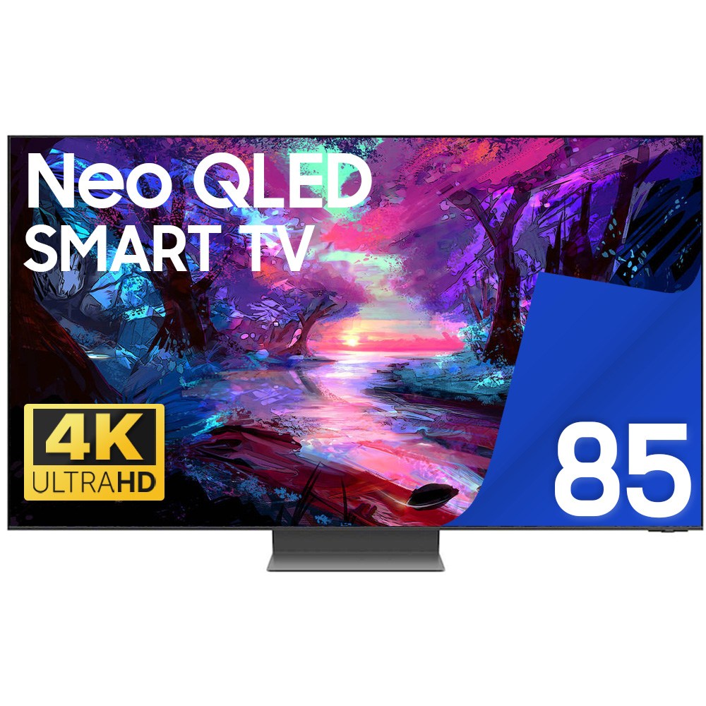 삼성 TV 85QN80F 25년형 네오 QLED 4K 214cm(85인치) 미니LED 스마트 티비 유튜브 넷플릭스 디즈니 미러링, 고객직접설치, 스탠드형, 85QN80, 85인치 1,949,000원