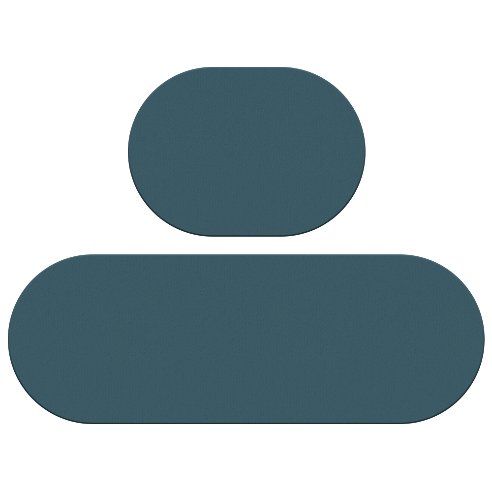 소프트 규조토 발매트 페리코 사각 원형 2매 세트 욕실 주방용 미끄럼방지 흡수매트 16,700원