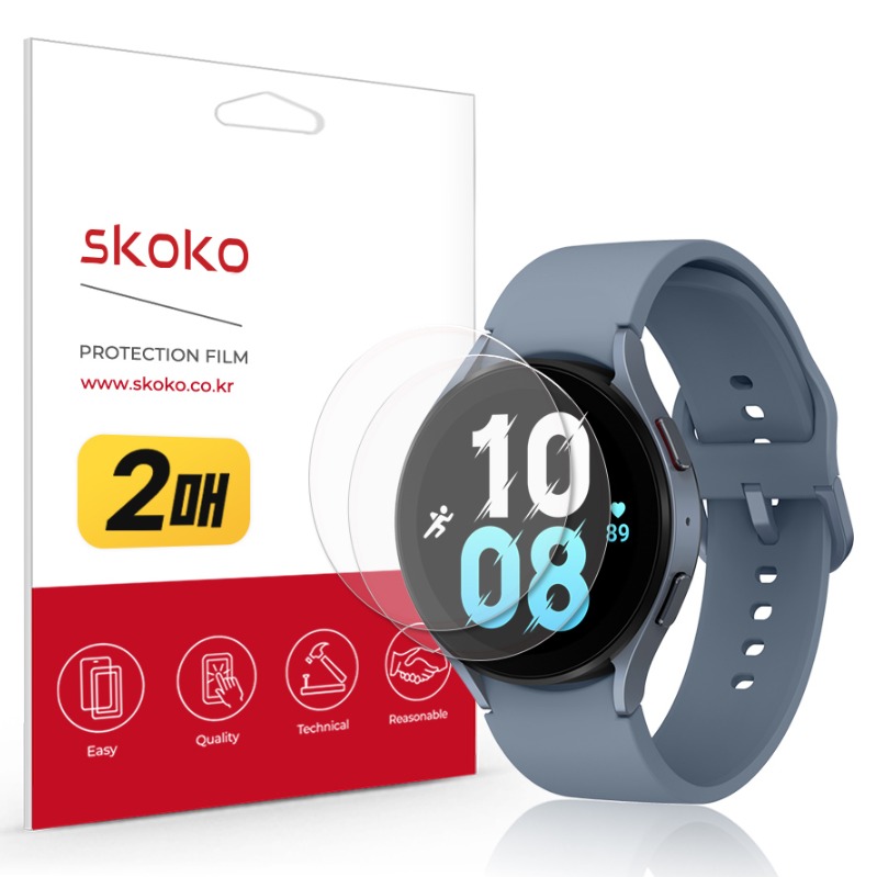 스코코 갤럭시워치 더블템퍼드 강화유리 2p 세트 5,730원