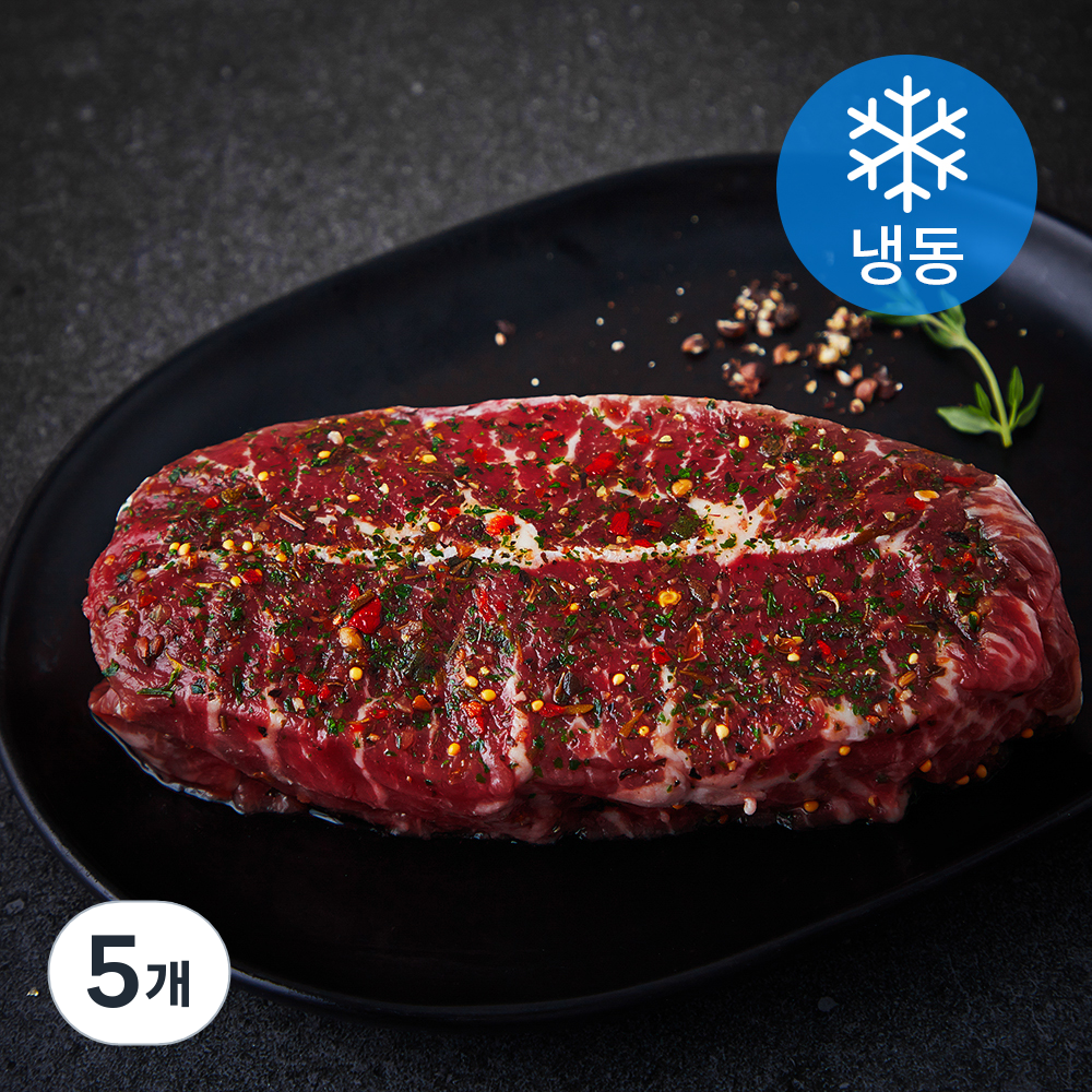 [로켓프레시] 미트엔조이 시즈닝 부채살 스테이크 (냉동) 26,840원