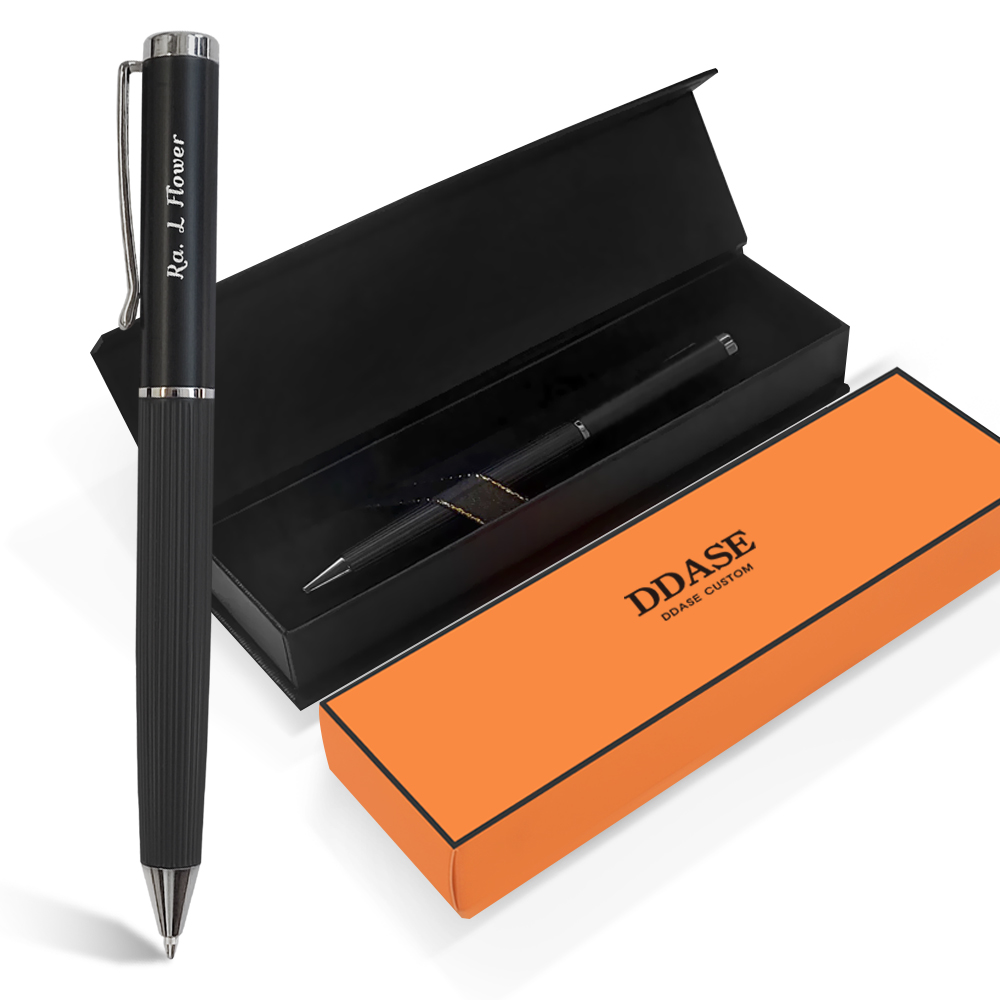 DDASE 메탈 각인볼펜 선물용 단체 행사 답례품, 1개, 블랙 11,400원