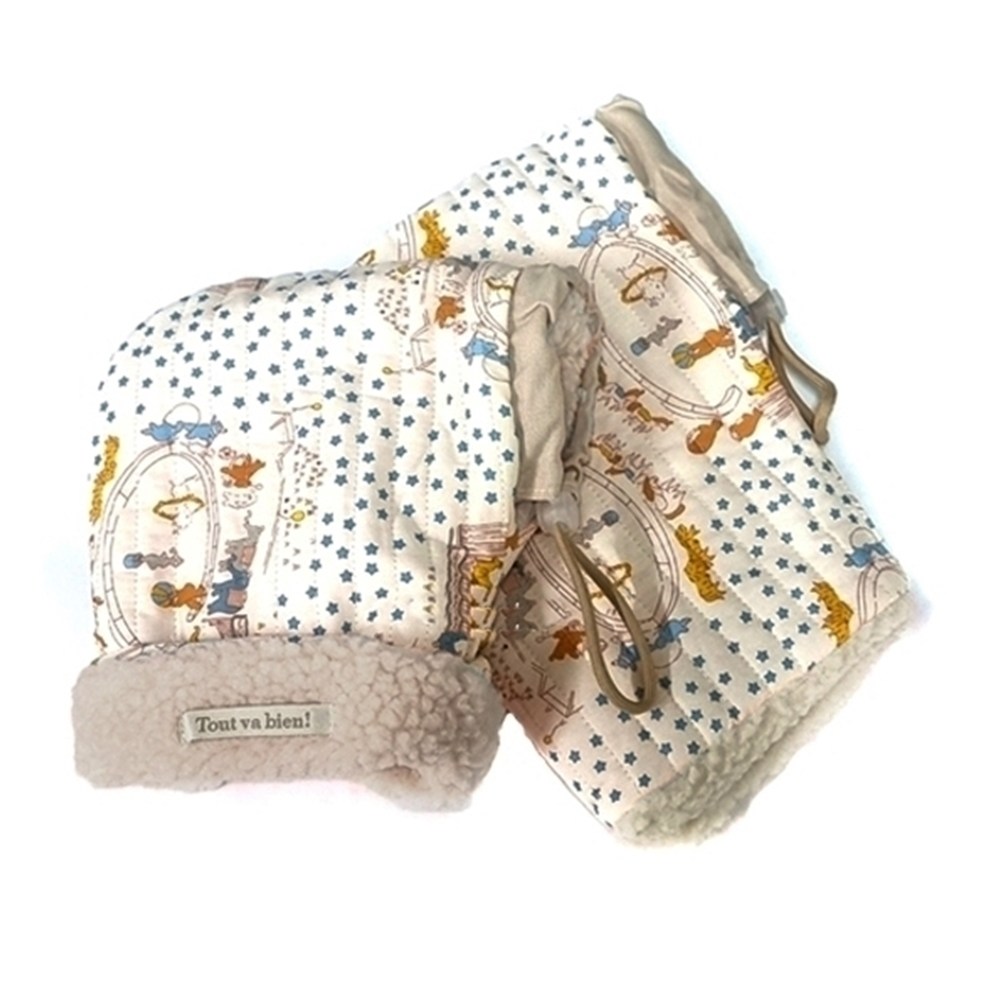 셀렉트템 양털 킥보드 핸드워머 자전거 스쿠터 공용 겨울 핸들커버 장갑, 1세트, 화이트 11,200원