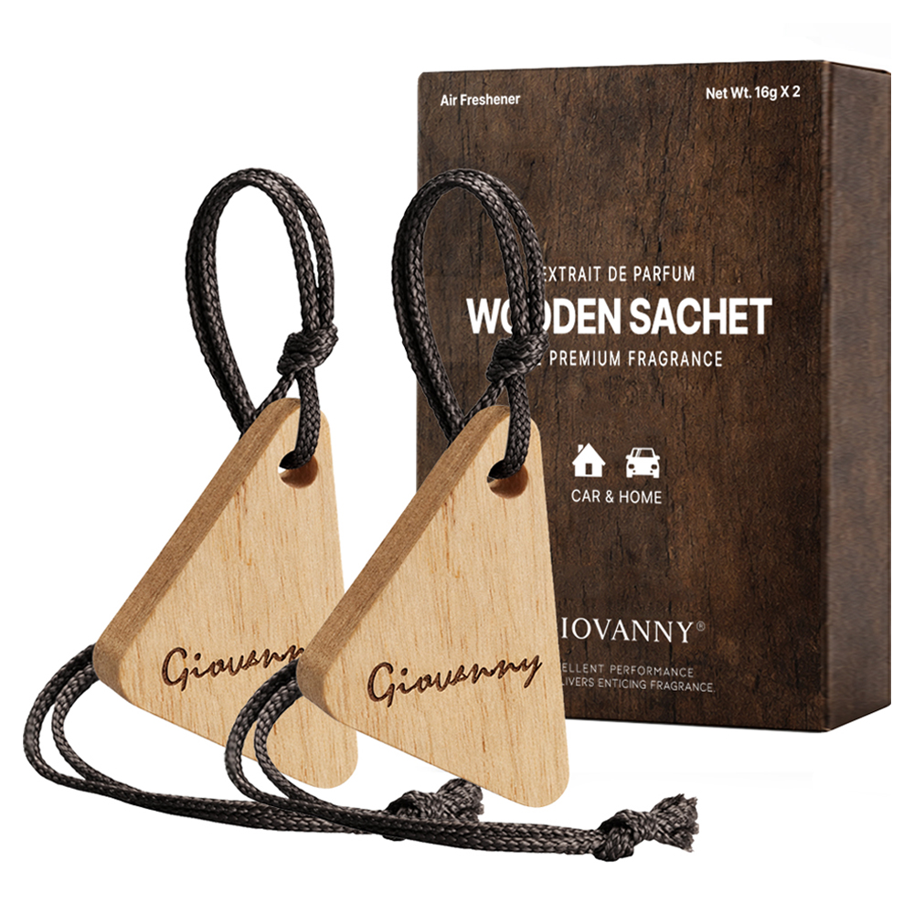 GIOVANNY 차량용 퍼퓸 우든샤쉐 방향제 2p, 1개, 포레스트샌드 11,900원