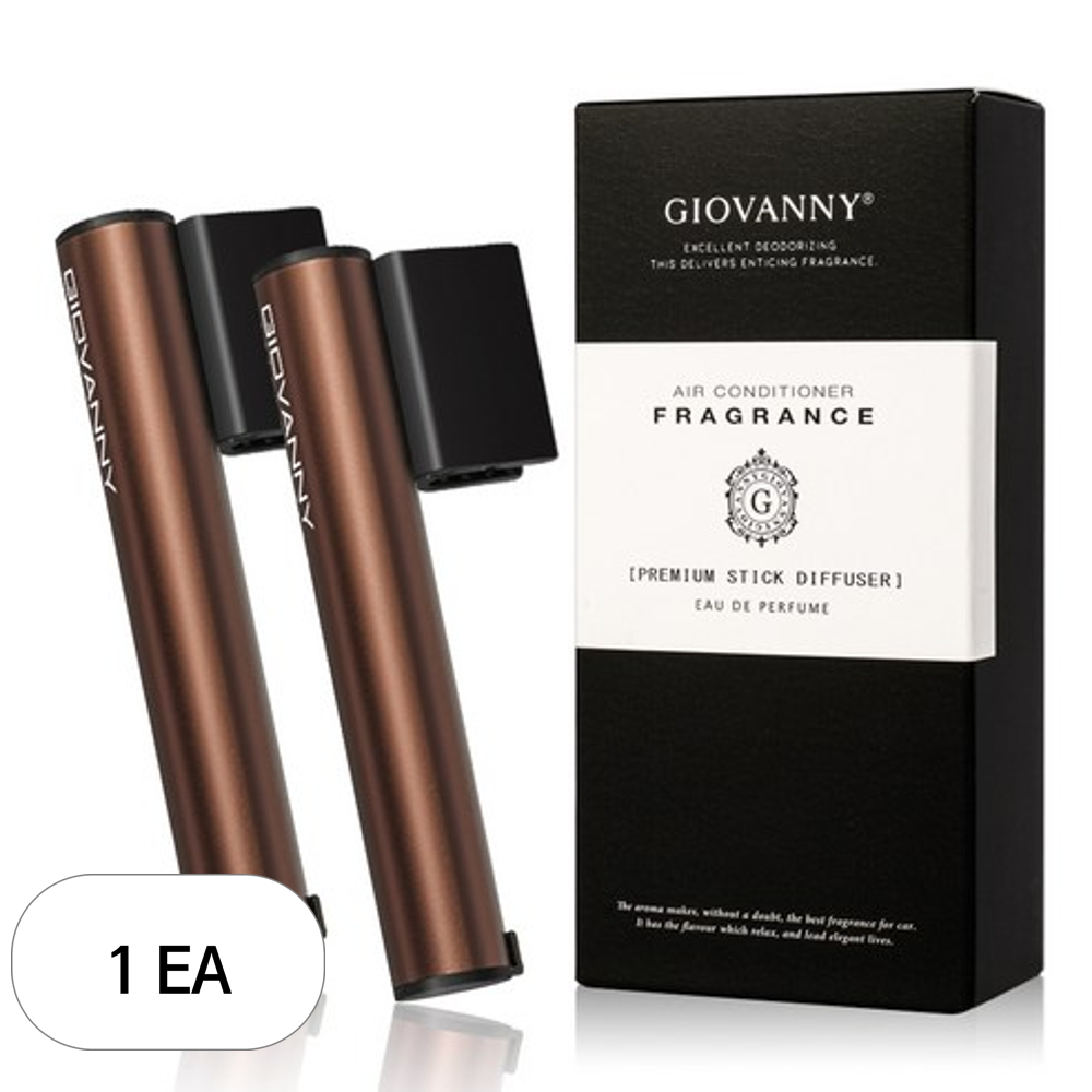 GIOVANNY 파워스틱 차량용 방향제 케이스 2p + 리필 5g 4p, 현재가 26,150원