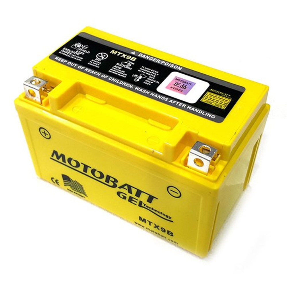 혼다 포르자300 배터리 MTX9B 12V9A/모토뱃젤배터리 노란밧데리 50,400원