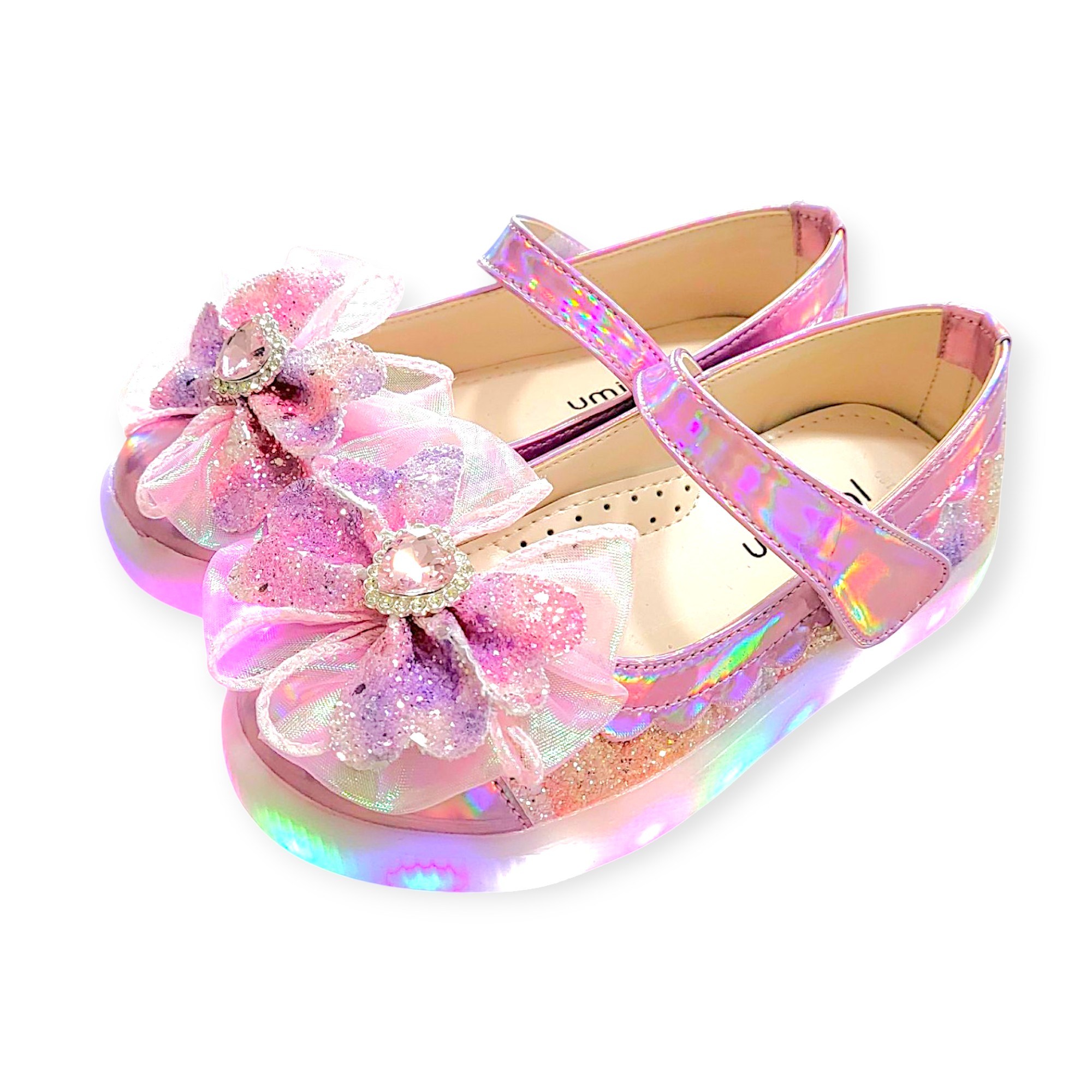 엄지발슈즈 여아구두 유아키즈  트윙클플라워LED구두 45,900원